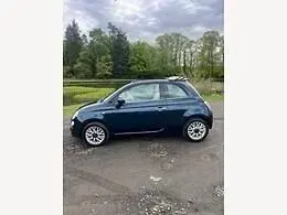 Used Fiat 500 Lounge 2015 Blue Cabriolet