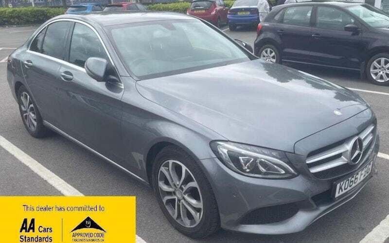 Grey Used 2017 Mercedes C200 Sedan | £10,980 (Good price) - Image 1/4