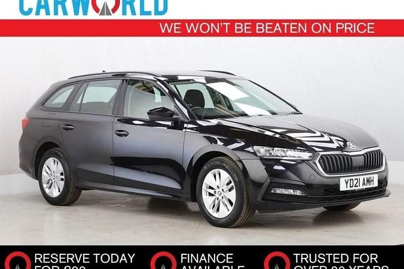 Black Used 2021 Skoda Octavia SE Technology Estate | £12,156 (Good price) - Image 1/1