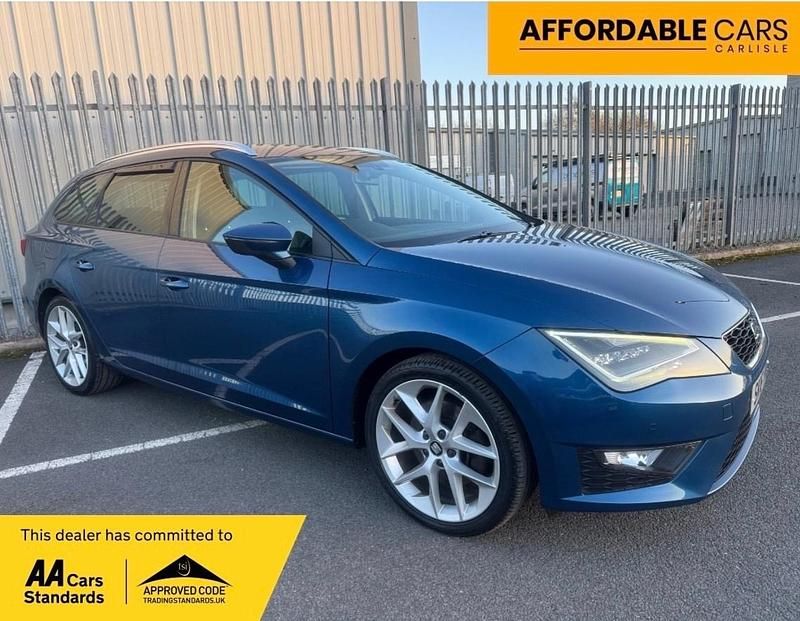 Used Seat Leon FR 150 HP (110 kW) 2016 Blue Estate
