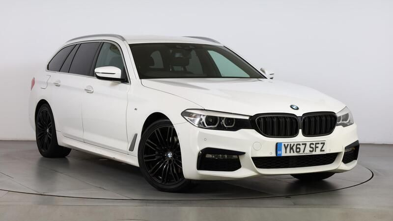 White Used 2017 BMW 520 M Sport Estate | £17,000 (Expensive) - Image 1/4