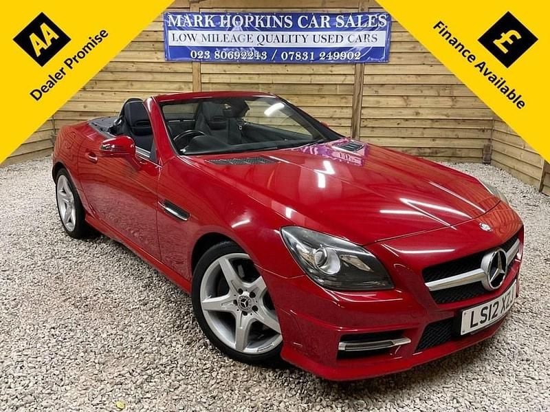 Red Used 2012 Mercedes SLK200 AMG Cabriolet | £11,995 (Expensive) - Image 1/3