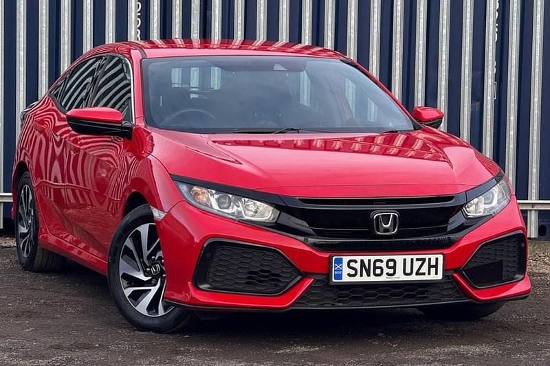 Red Used 2020 Honda Civic SE Hatchback | £9,295 (Good price) - Image 1/1