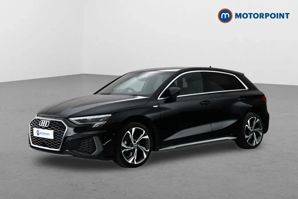 Used Audi A3 S-Line 2023 Black Sedan
