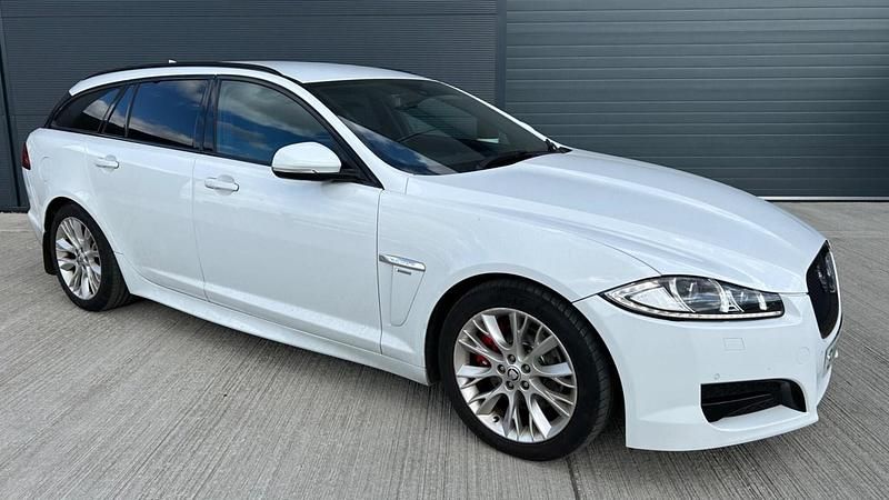 Used Jaguar XF R-Sport 2014 White Estate