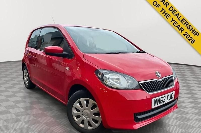 Used Skoda Citigo SE 60 HP (44 kW) 2012 Red Hatchback
