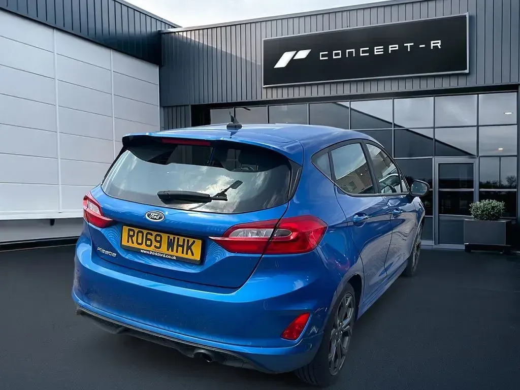 Used Ford Fiesta ST-Line 100 HP (73 kW) 2019 Blue Hatchback