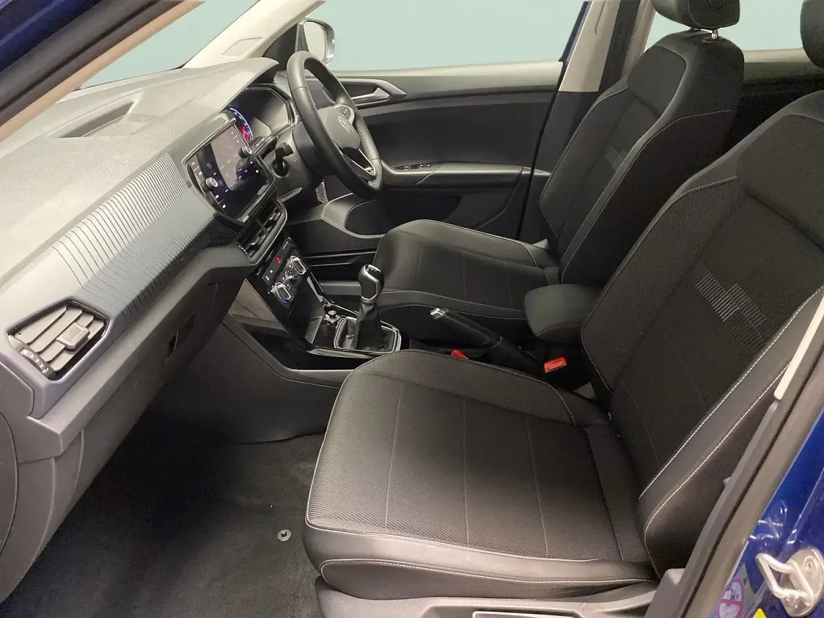 Used VW T-Cross Black Edition 110 HP (80 kW) 2022 Blue SUV