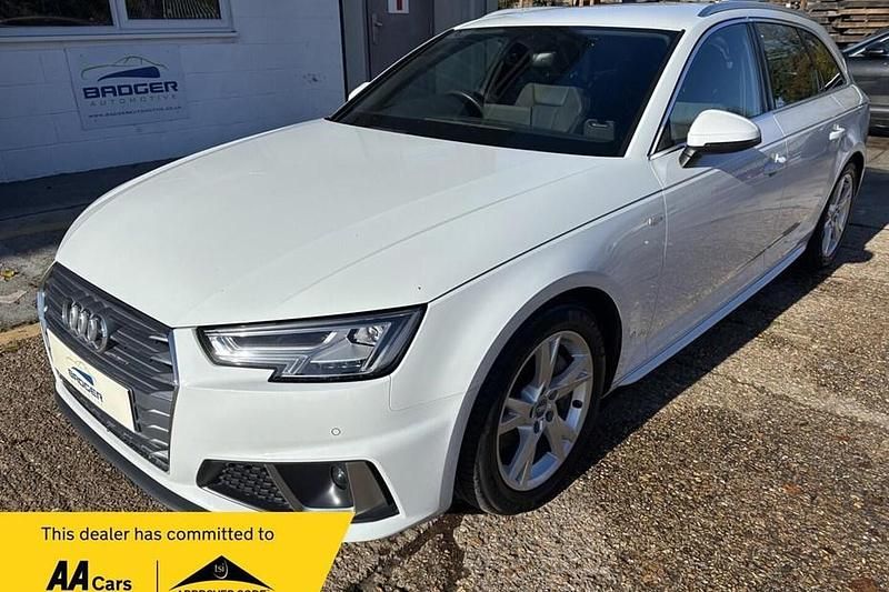 White Used 2019 Audi A4 S-Line Estate | £19,995 (Super price) - Image 1/1