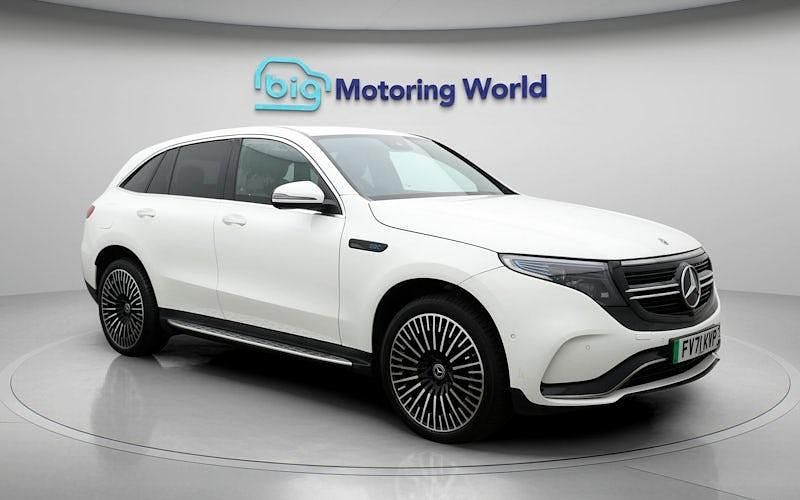 Used Mercedes EQC400 AMG Line Premium 300 kW (408 HP) 2022 White SUV