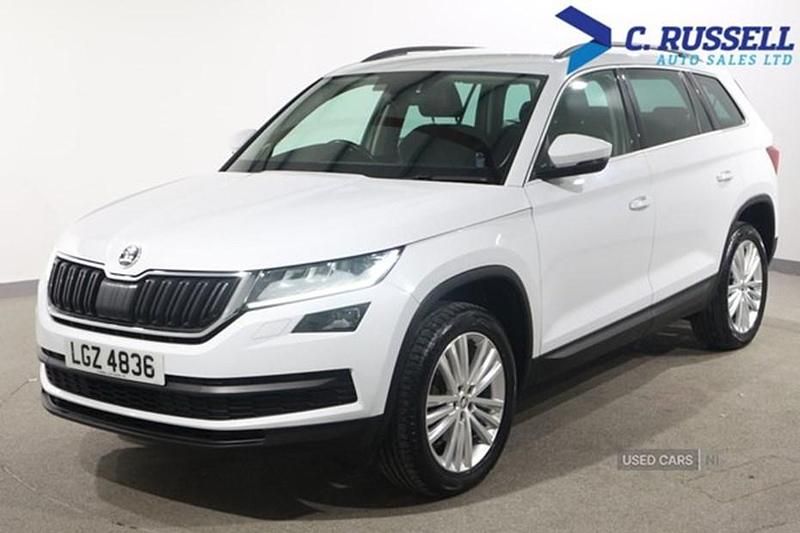 Used Skoda Kodiaq SE L 150 HP (110 kW) 2018 White SUV