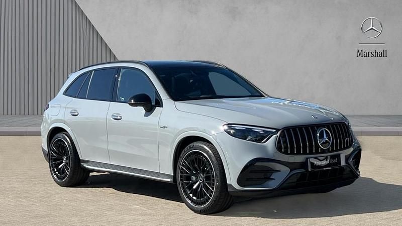 Manufaktur alpine grey solid Used 2025 Mercedes GLC43 AMG Premium Plus SUV | £72,280 - Image 1/4