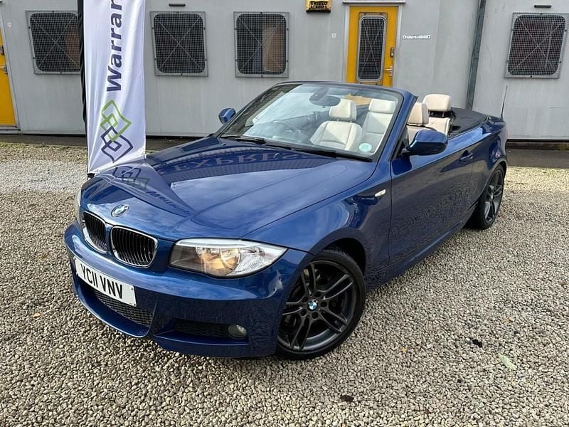 Used BMW 123 Cabriolet M Sport 2011 Blue Cabriolet