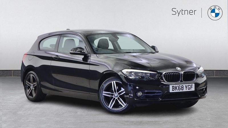 Black Used 2018 BMW 118 Sport Line Hatchback | £13,000 (Fair price) - Image 1/4