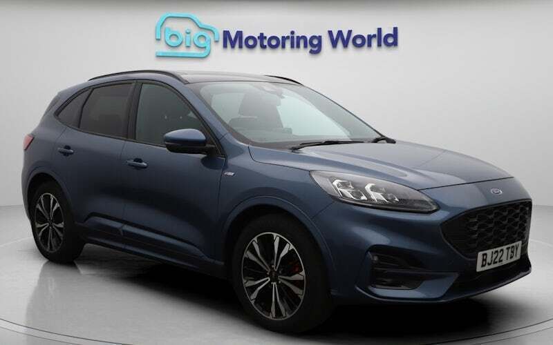 Blue Used 2022 Ford Kuga ST-Line X SUV | £20,500 (Good price) - Image 1/4