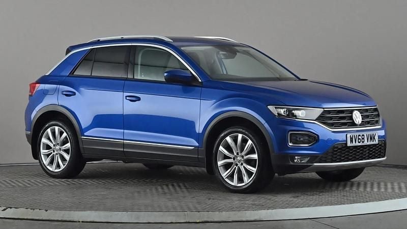 Used VW T-Roc SEL 190 HP (139 kW) 2018 Blue SUV