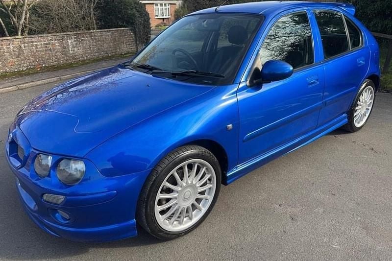 Used MG ZR 160 HP (117 kW) 2003 Blue Hatchback