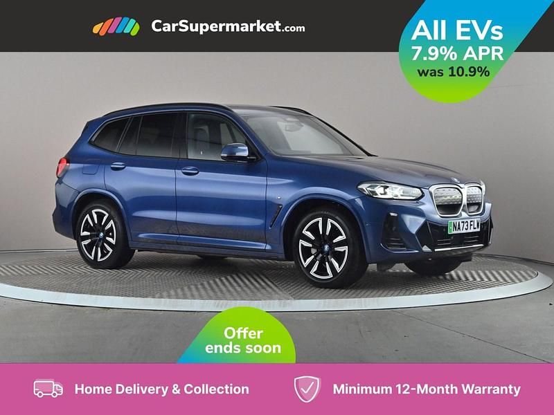Blue Used 2023 BMW iX3 M Sport SUV | £31,676 (Fair price) - Image 1/4