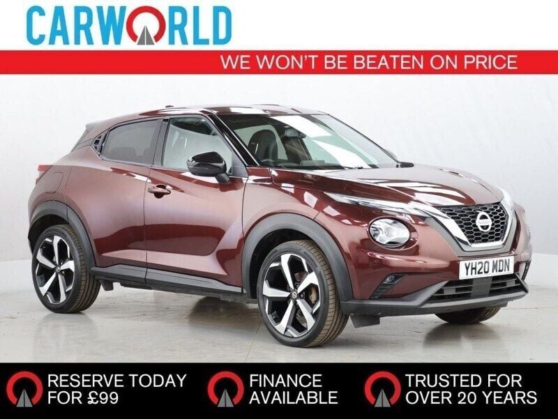 Red Used 2020 Nissan Juke Tekna SUV | £14,990 (Fair price) - Image 1/3