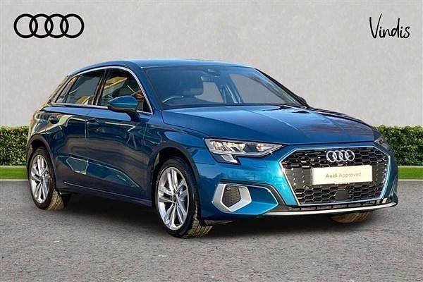 Blue Used 2023 Audi A3 Sport Hatchback | £19,774 (Good price) - Image 1/4