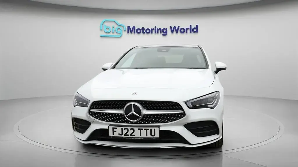 Used Mercedes CLA250e AMG line 2022 White Coupe