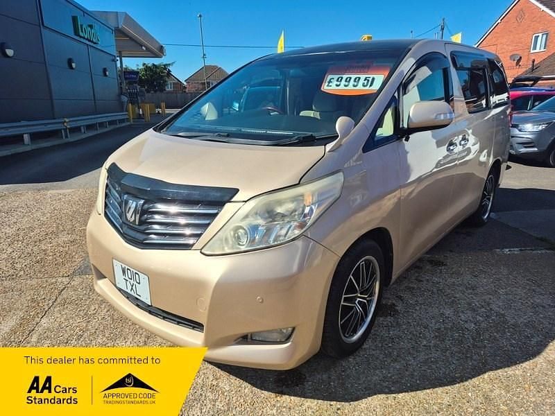 Usado Toyota Alphard 2010 Dourado Monovolume