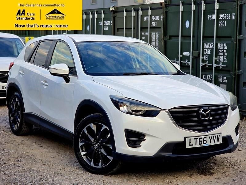 Second-hand Mazda CX-5 Inclusive 175 CP (128 kW) 2016 Alb SUV