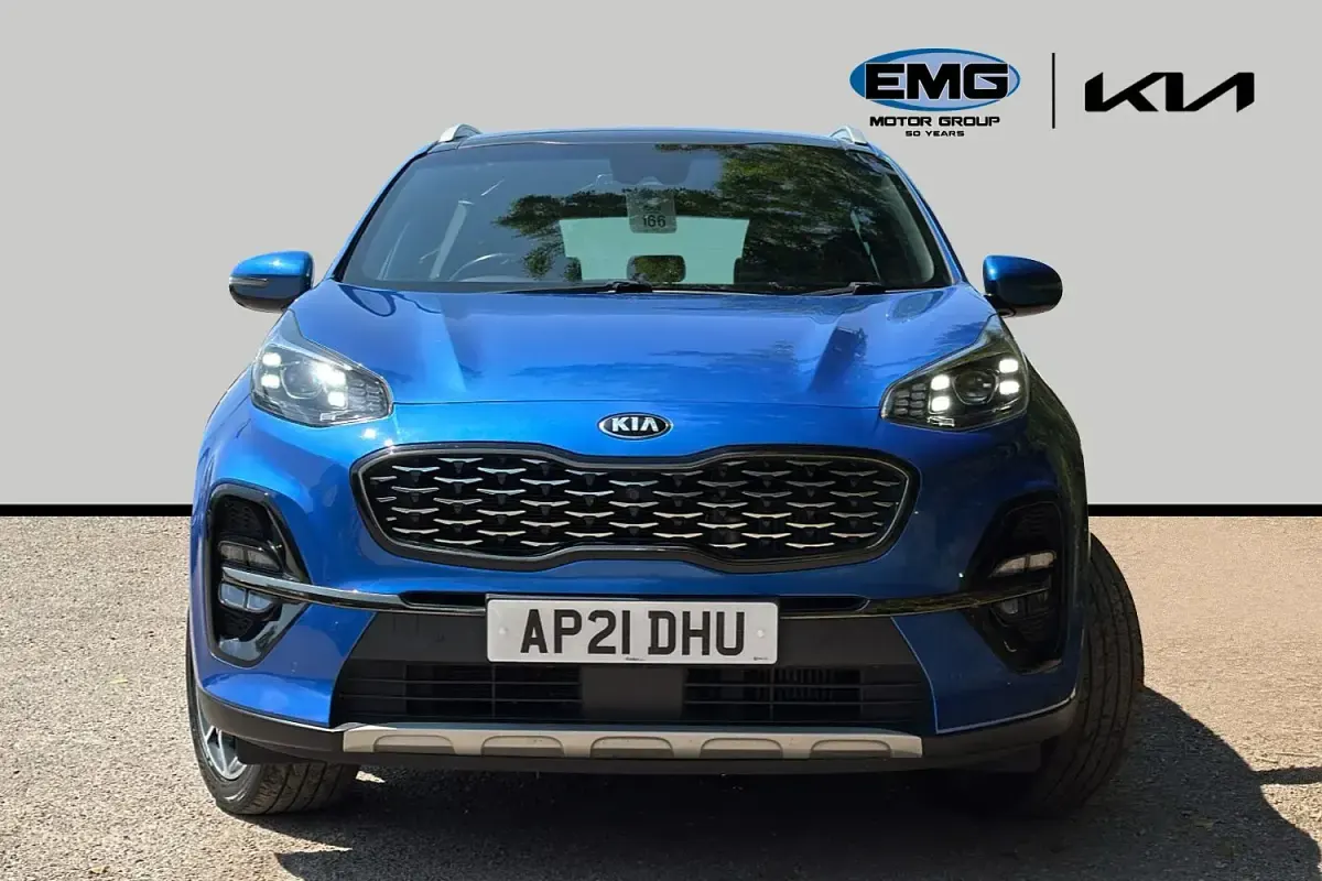 Used Kia Sportage GT-Line S 136 HP (100 kW) 2021 Blue SUV