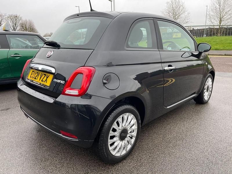 Used Fiat 500 Lounge 70 HP (51 kW) 2021 Black Hatchback