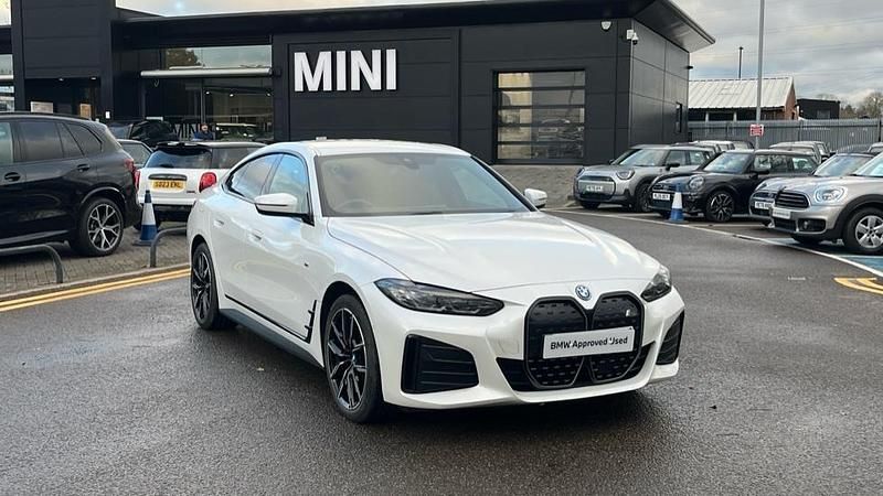 White Used 2023 BMW i4 M Sport Sedan | £29,429 (Good price) - Image 1/4