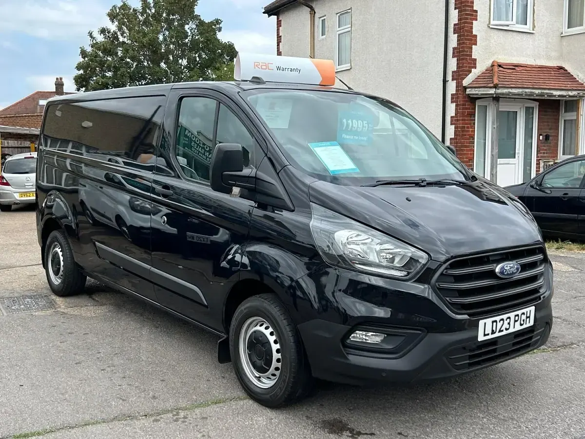 Used Ford Transit Custom S 130 HP (95 kW) 2023 Black Van