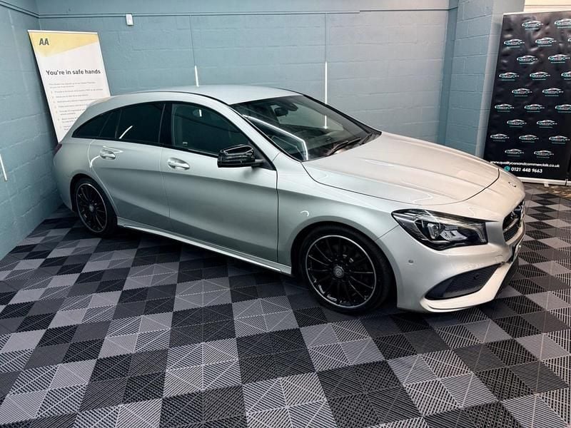 Used Mercedes CLA220 Shooting Brake AMG line 177 HP (130 kW) 2017 Silver Estate