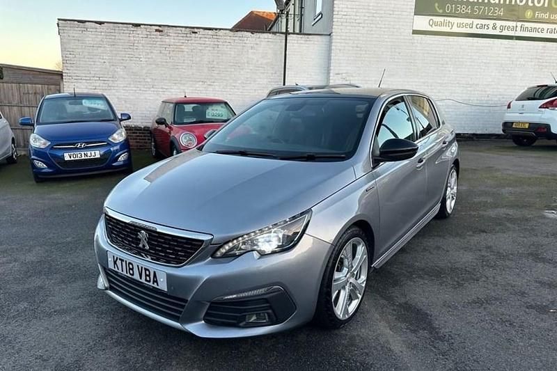 Grey Used 2018 Peugeot 308 GT-line Hatchback | £5,499 (Good price) - Image 1/1