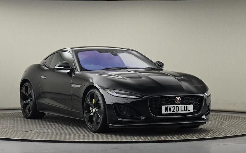 Exterior paint santorini black Used 2020 Jaguar F-Type First Edition Coupe | £32,550 (Fair price) - Image 1/4