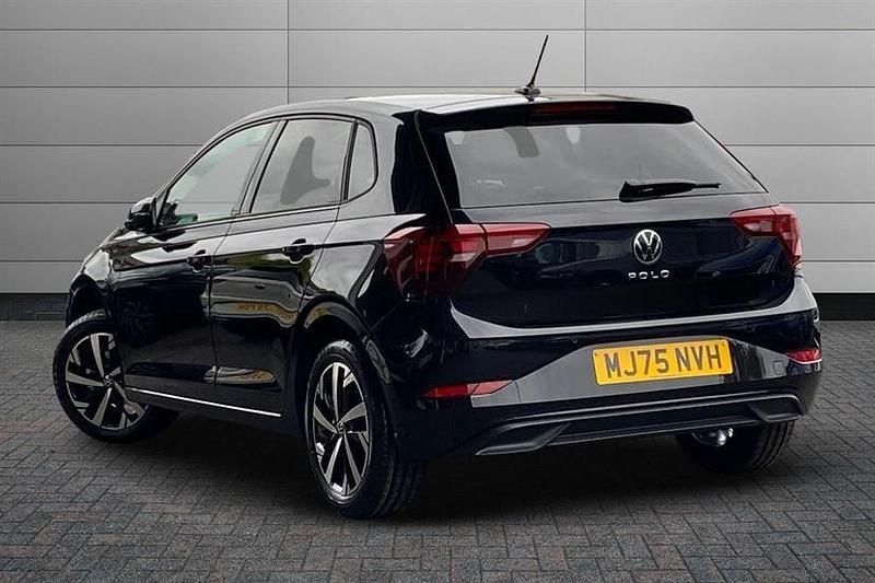 Used VW Polo Match 95 HP (69 kW) 2025 Black Hatchback