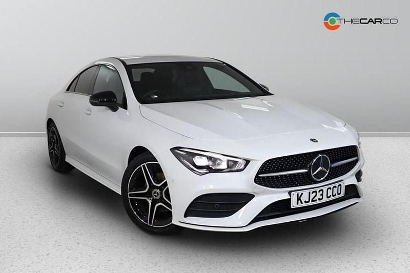 White Used 2023 Mercedes CLA180 Executive Sedan | £22,975 (Good price) - Image 1/3