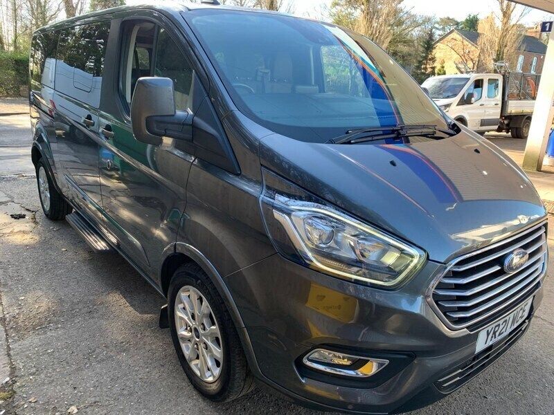 Grey Used 2021 Ford Tourneo Custom Titanium MPV | £17,995 (Super price) - Image 1/4