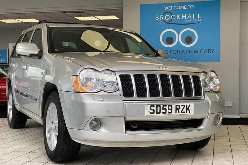 Silver Used 2009 Jeep Grand Cherokee Overland SUV | £5,895 - Image 1/1
