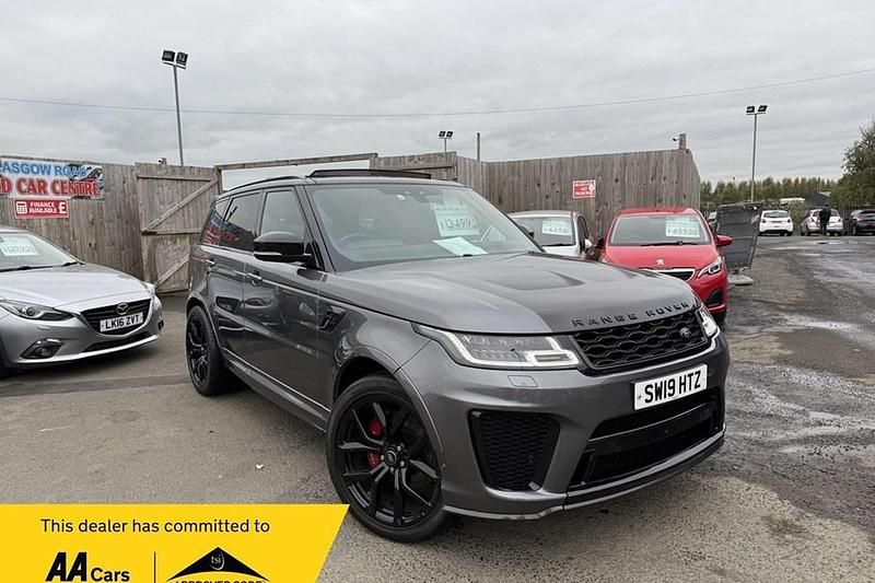 Grey Used 2019 Land Rover Range Rover Sport SVR SUV | £34,995 (Super price) - Image 1/1