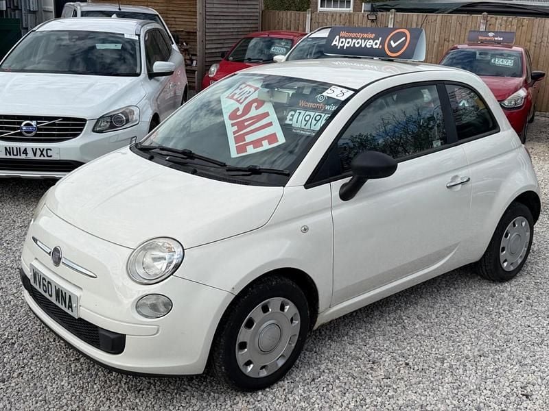 Used Fiat 500 Pop 69 HP (50 kW) 2010 White Hatchback
