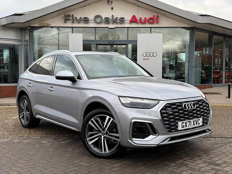 Used Audi Q5 Sportback S-Line 204 HP (150 kW) 2021 Silver SUV
