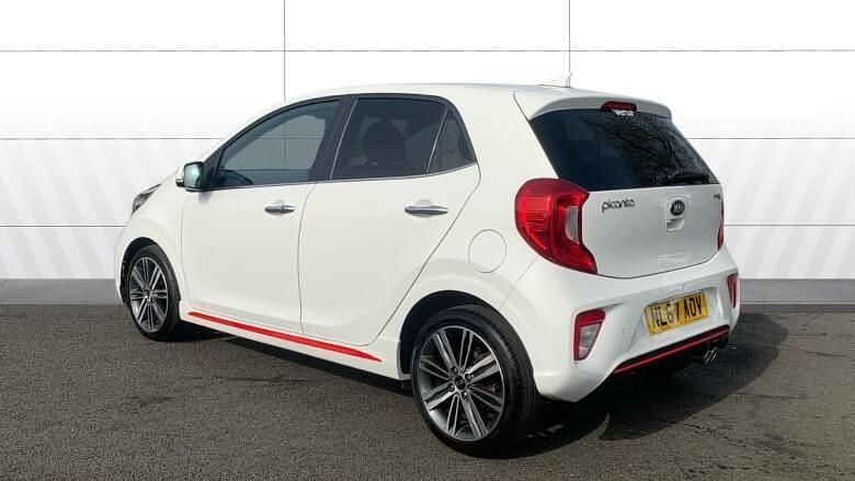 Used Kia Picanto GT-Line S 83 HP (61 kW) 2017 White Hatchback