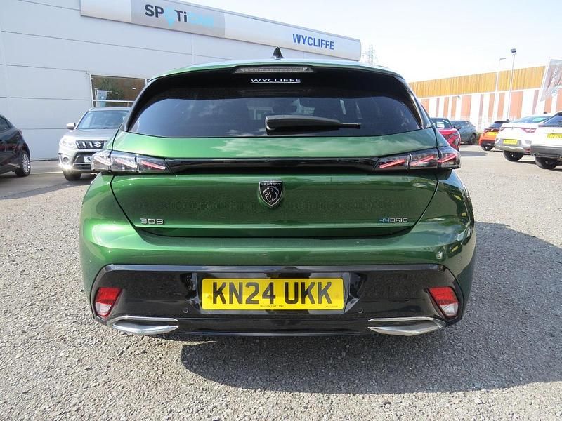 Green Used 2024 Peugeot 308 GT Hatchback | £21,595 (Good price) - Image 1/4
