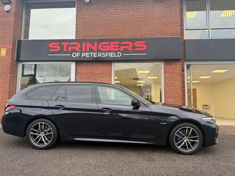 Black Used 2022 BMW 530e M Sport Estate | £22,607 (Fair price) - Image 1/4