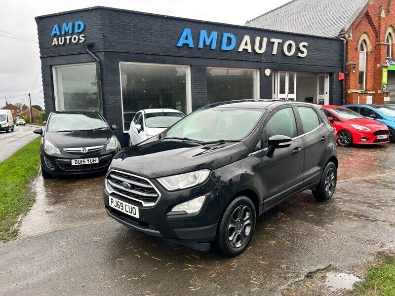 Black Used 2019 Ford Ecosport Zetec SUV | £8,495 (Fair price) - Image 1/4