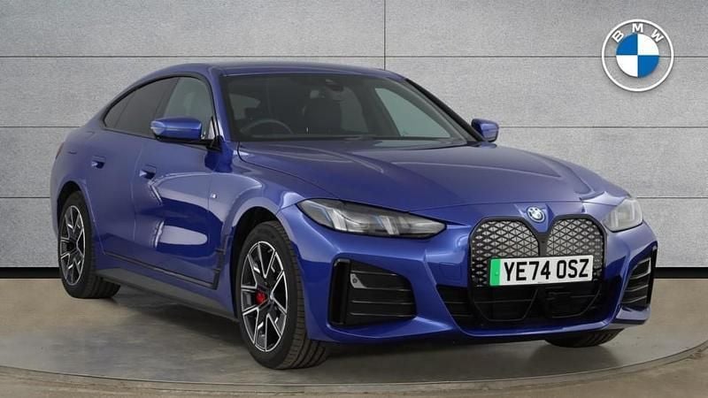 Blue Used 2024 BMW i4 M Sport Sedan | £40,950 (Fair price) - Image 1/4