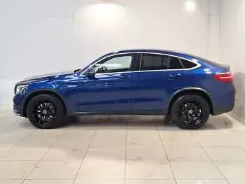 Used Mercedes GLC220 AMG line 170 HP (125 kW) 2017 Blue Coupe