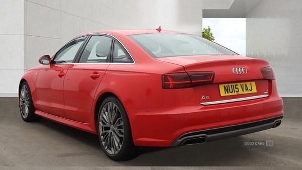 Used Audi A6 S-Line 190 HP (139 kW) 2015 Red Sedan