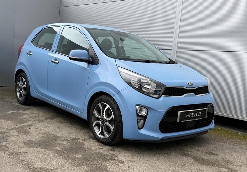 Used Kia Picanto 83 HP (61 kW) 2020 Blue Hatchback