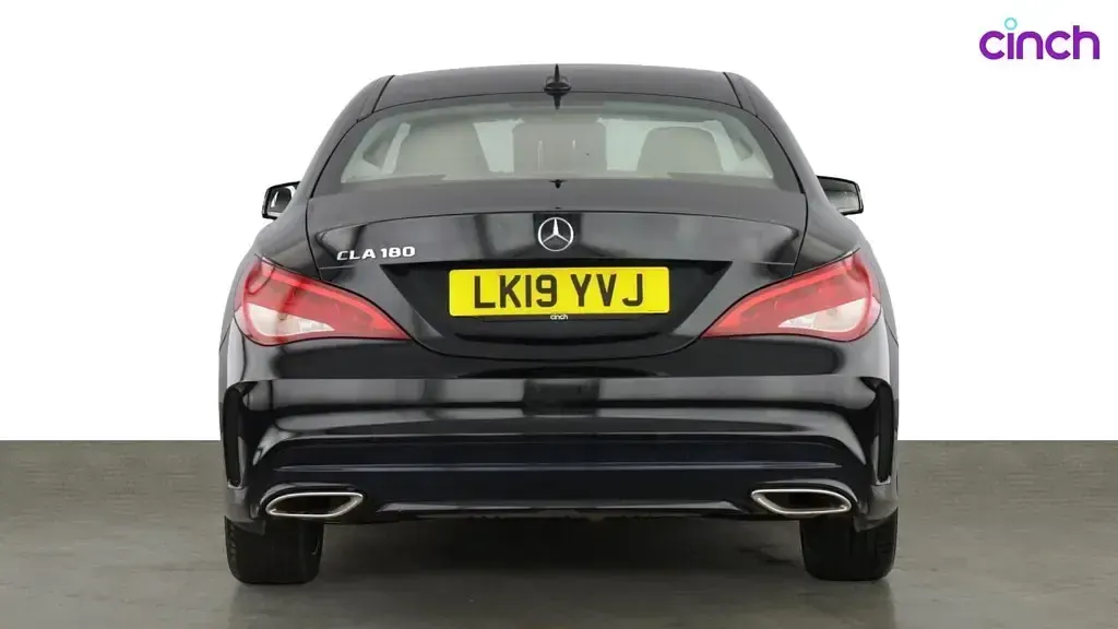 Used Mercedes CLA180 AMG line 2019 Black Coupe